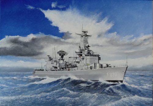 F 829 van Speijk50 x 70 cm  500,-