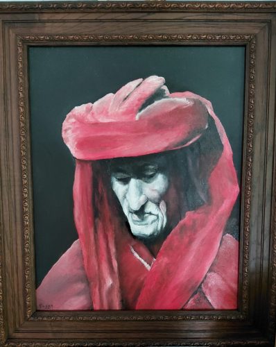 00raraonbekende 40 x 50 cm  300,-