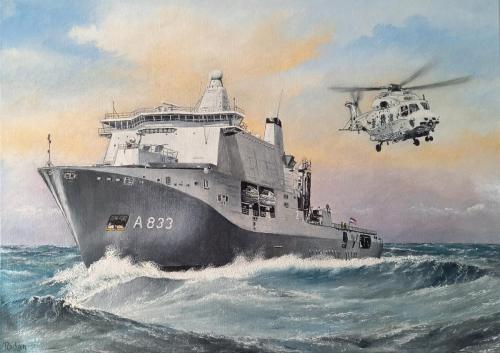 A 833 Karel Doorman formaat 50 x 70 cm 